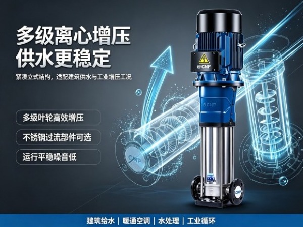 CDM离心式水泵提不上水原因分析：进气管路漏气、转速不足、吸程超限与管路阻力排查